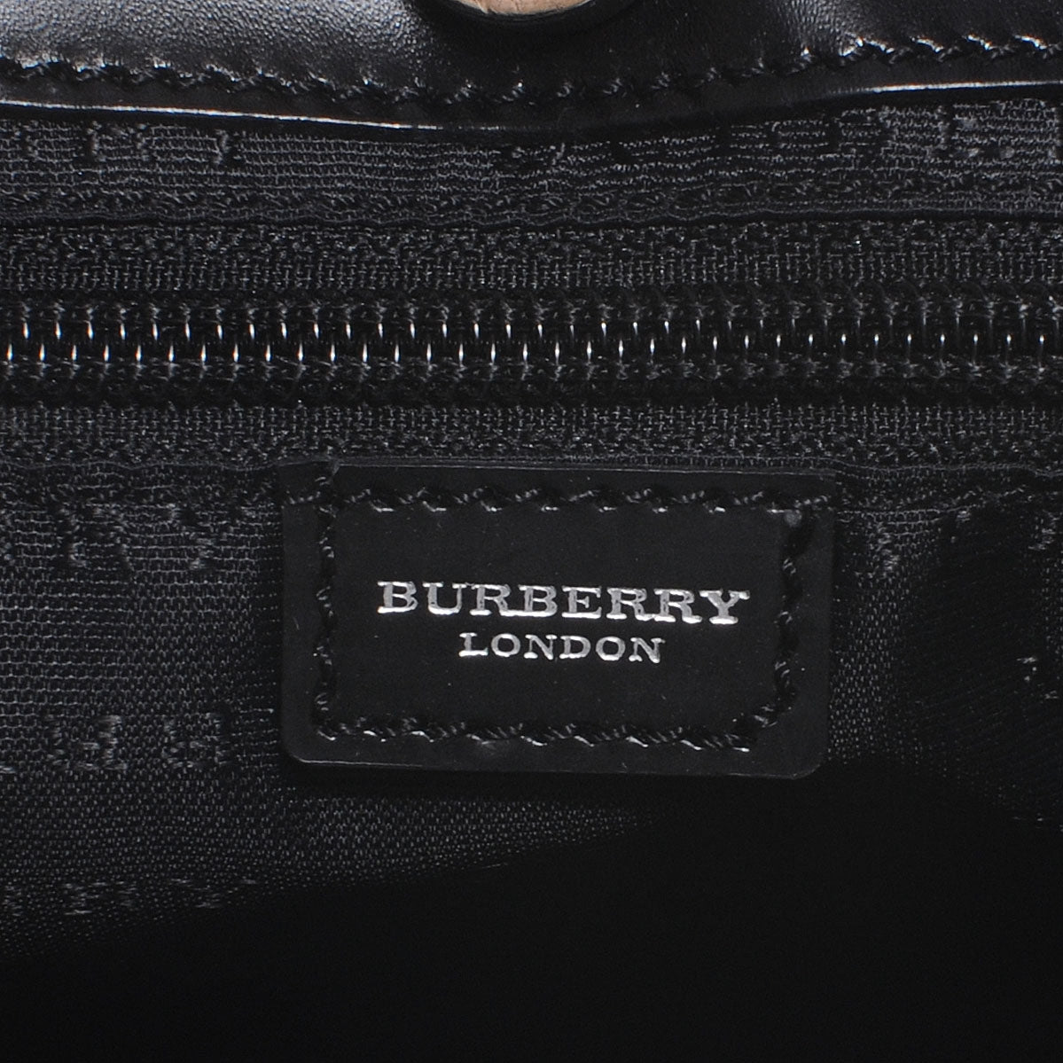 House Check Shoulder Bag Black