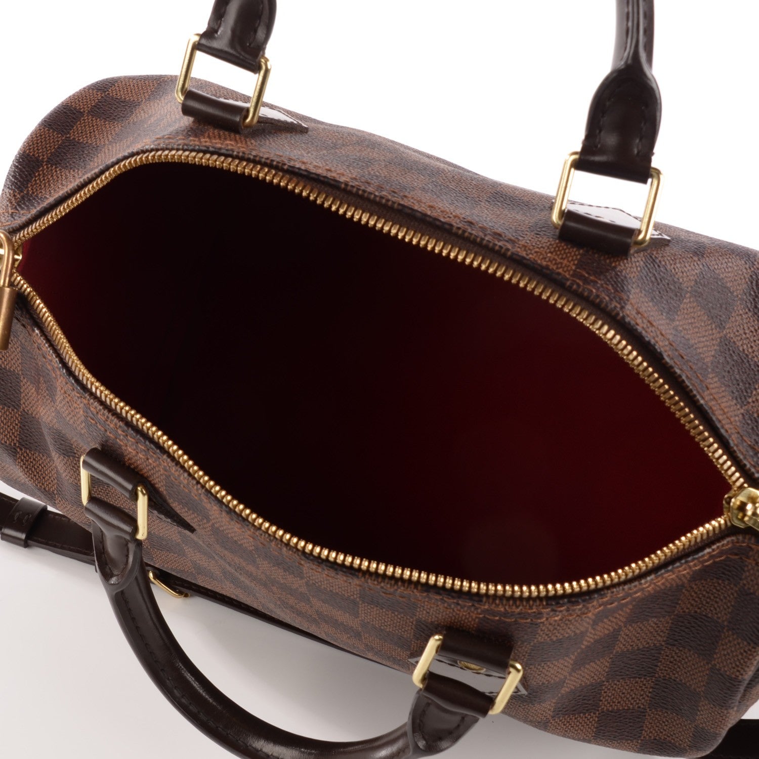 Louis Vuitton Damier Ebene Speedy Bandouliere 30 5 of 8