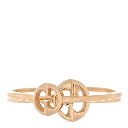 Gucci 18K Yellow Gold Double Connected Ring Set 56 7.5 1 of 6
