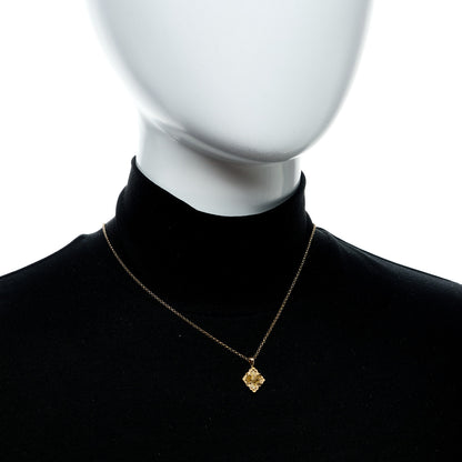 Buccellati 18K Yellow Gold Mother of Pearl Small Opera Tulle Pendant Necklace 2 of 7