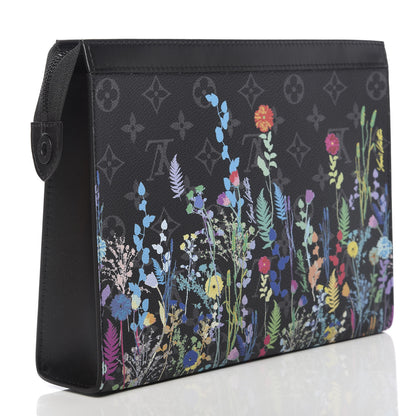 Louis Vuitton Monogram Eclipse Folia Pochette Voyage MM 3 of 8