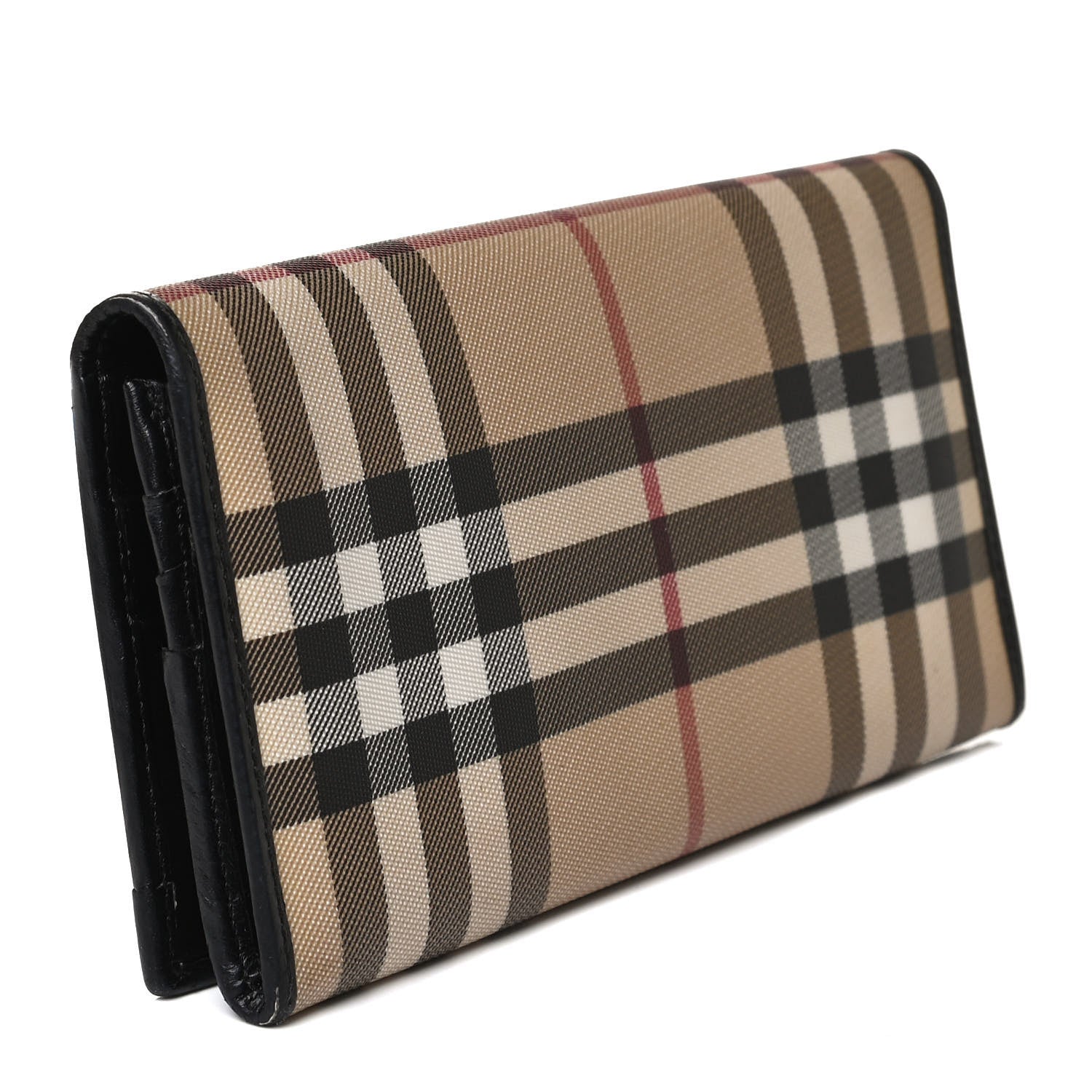 Burberry House Check Continental Wallet Black 3 of 12
