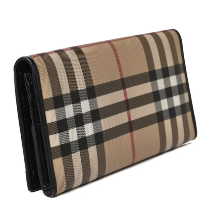 Burberry House Check Continental Wallet Black 3 of 12