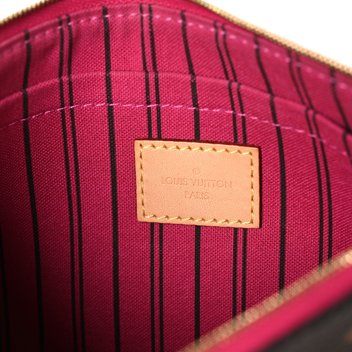 Monogram Neverfull MM GM Pochette Pivoine