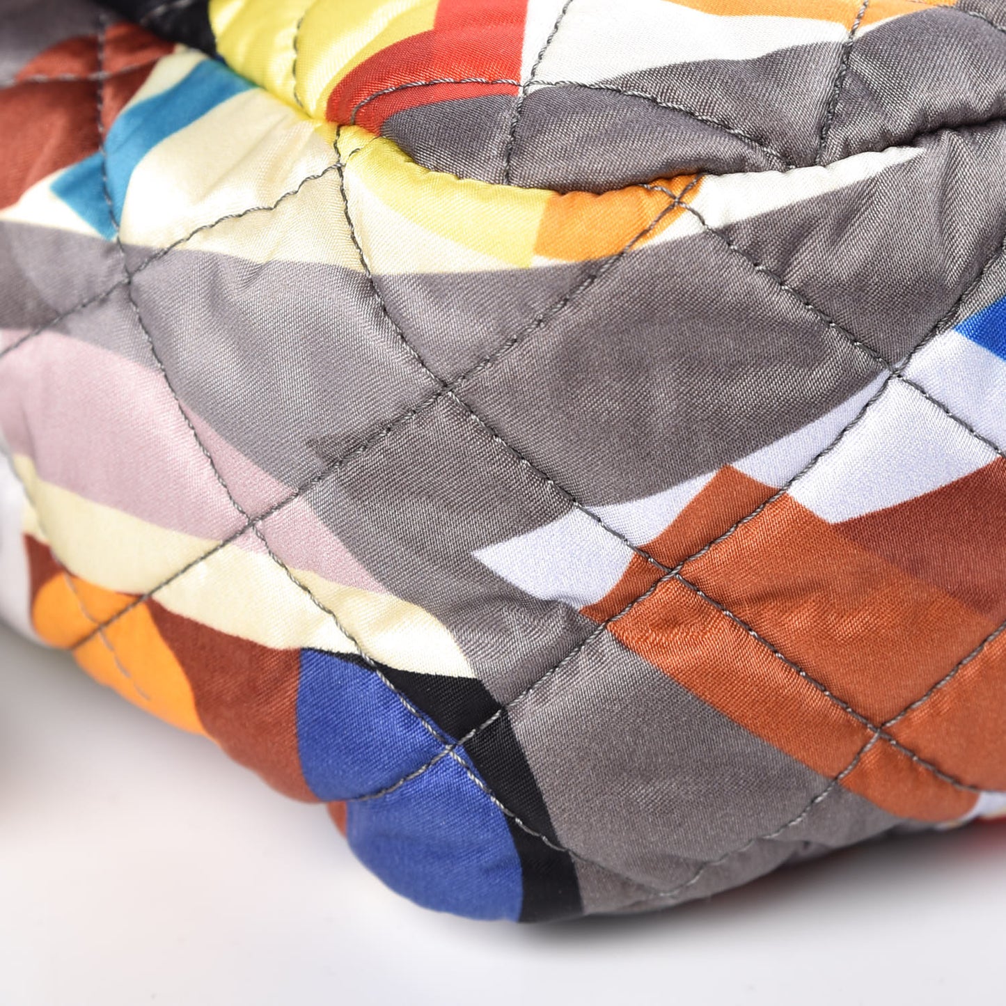 Nylon Printed Small Coco Color Flap Multicolor