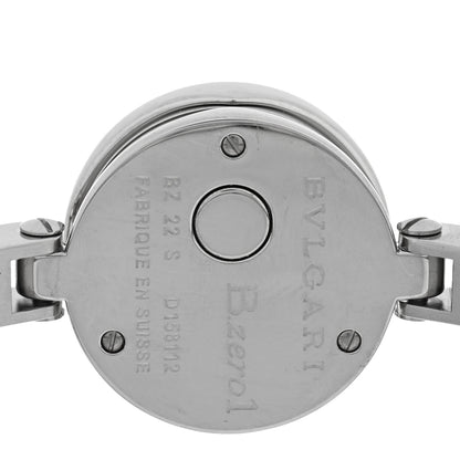 Bulgari Stainless Steel Blue Topaz Blue Mother of Pearl 22mm B.Zero1 Quartz Watch 4 of 4