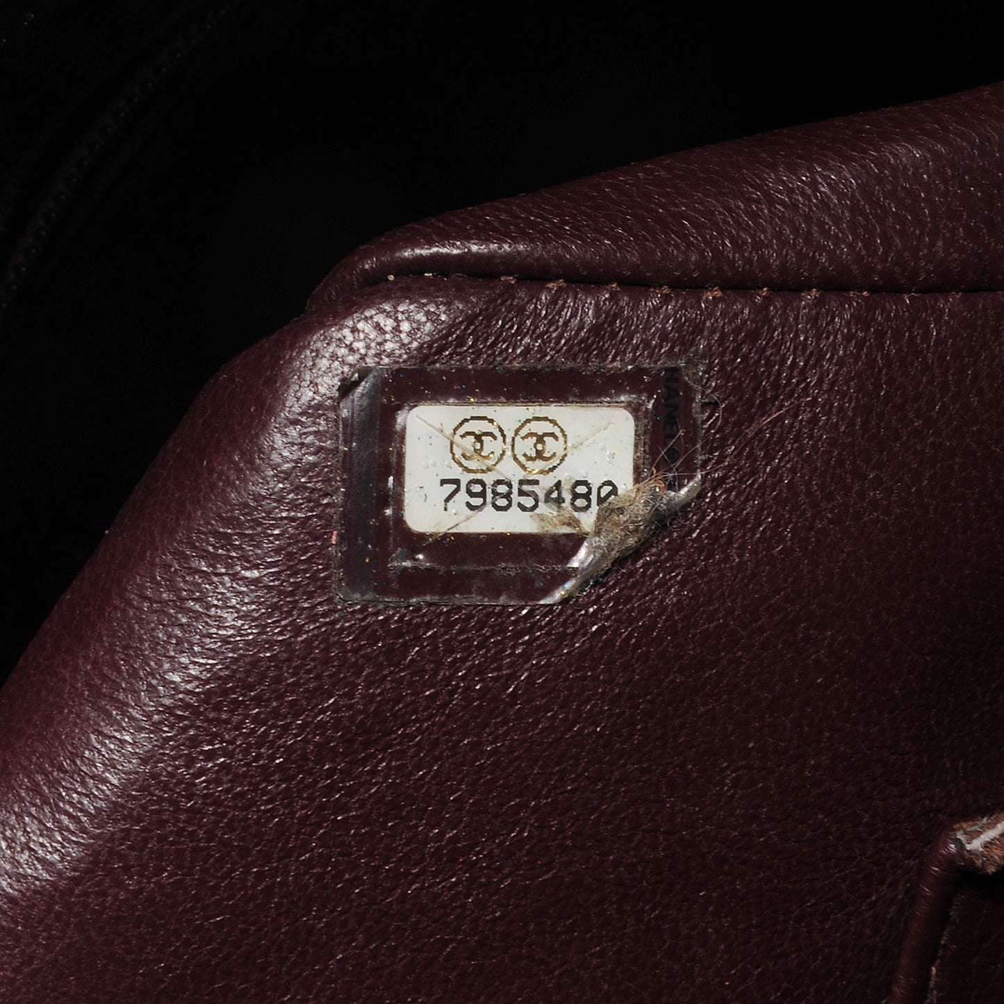 Caviar Medallion CC Tote Dark Brown