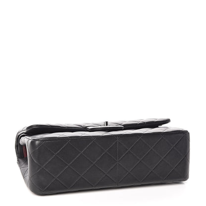 Chanel Lambskin Quilted Jumbo Double Flap Black 4 of 18