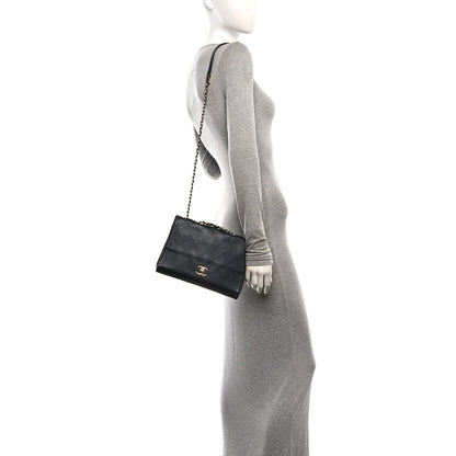 Chanel Calfskin Stitched Large Flap Black 2 of 10