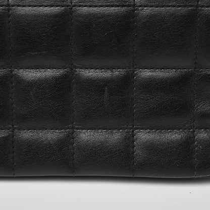 Chanel Lambskin Quilted Mini Chocolate Bar Camellia Flap Black 11 of 14