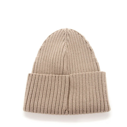 Chanel Merino Wool Silk Cashmere CC Beanie Hat Taupe 3 of 6