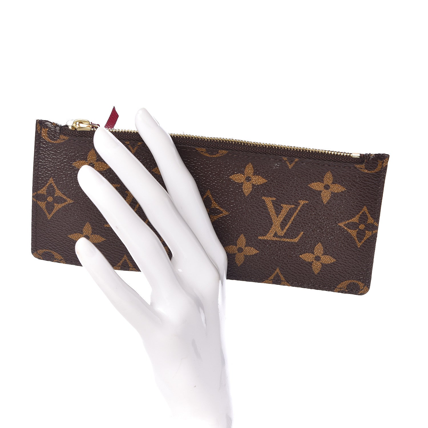 Louis Vuitton Monogram Josephine Wallet Zippered Insert Fuchsia 2 of 6