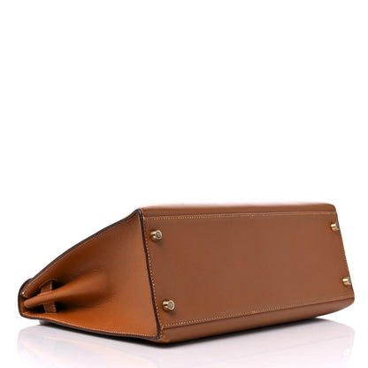 Hermes Courchevel Kelly Sellier 32 Gold 4 of 23