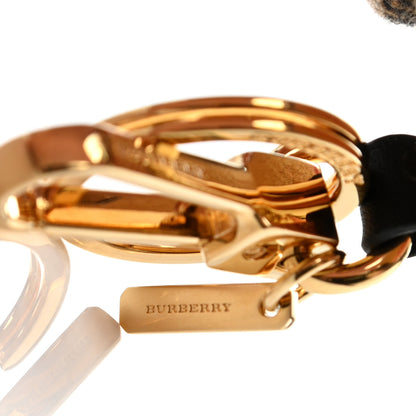 Burberry Cashmere Vintage Check Thomas Bear Bag Charm Antique Yellow 3 of 4