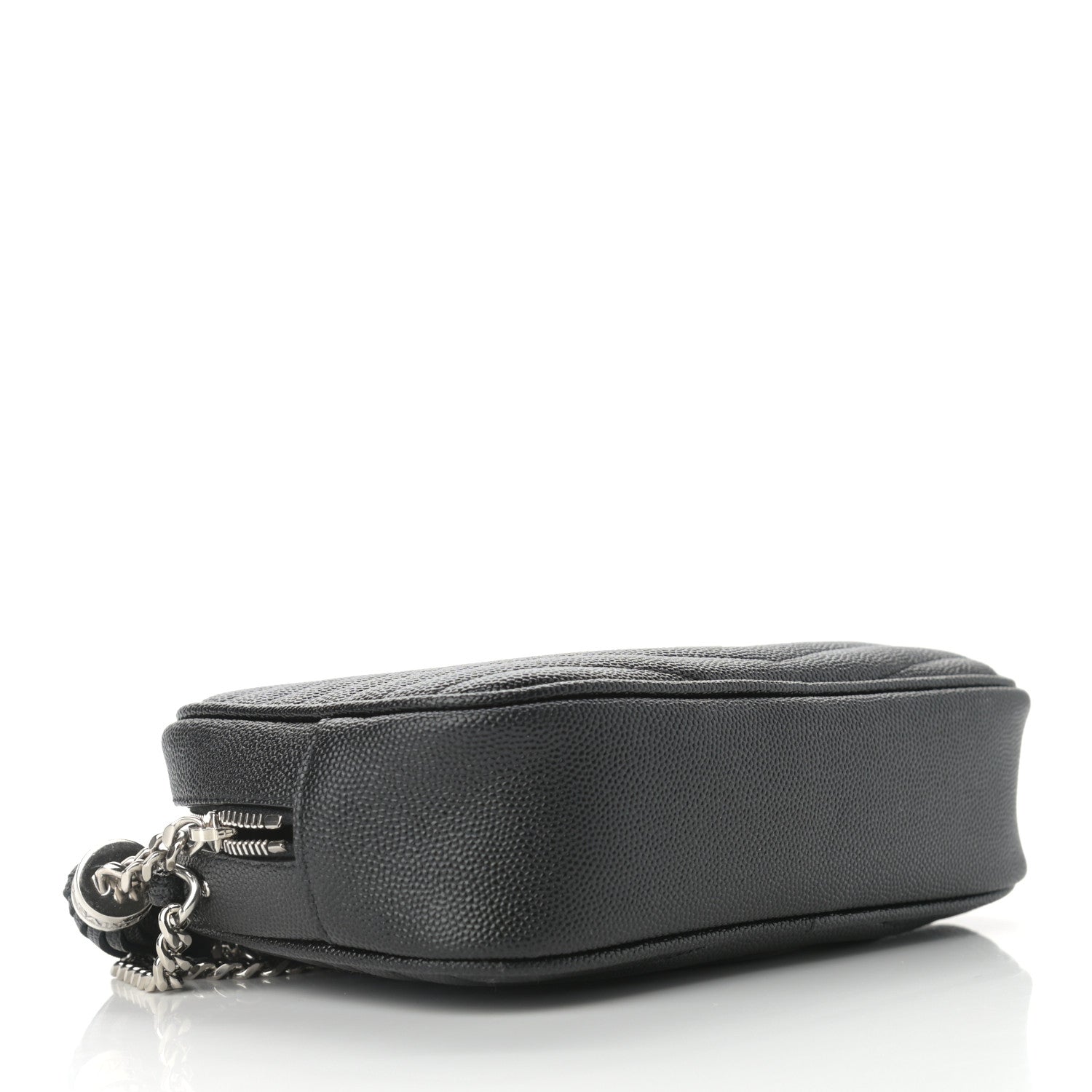 Saint Laurent Grain De Poudre Matelasse Monogram Mini Lou Camera Bag Asphalt 3 of 10