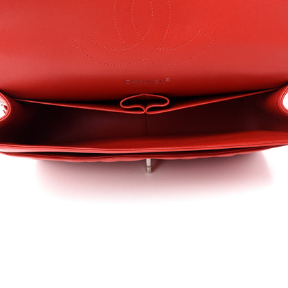 Chanel Lambskin Quilted Jumbo Double Flap Red 5 of 10