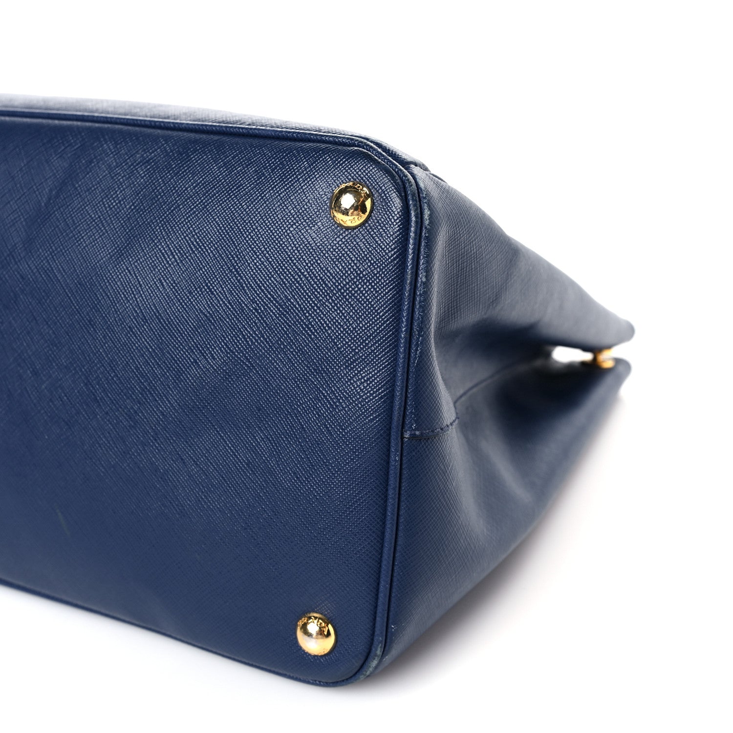 Prada Saffiano Lux Large Tote Bluette 8 of 9