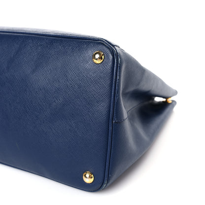 Prada Saffiano Lux Large Tote Bluette 8 of 9