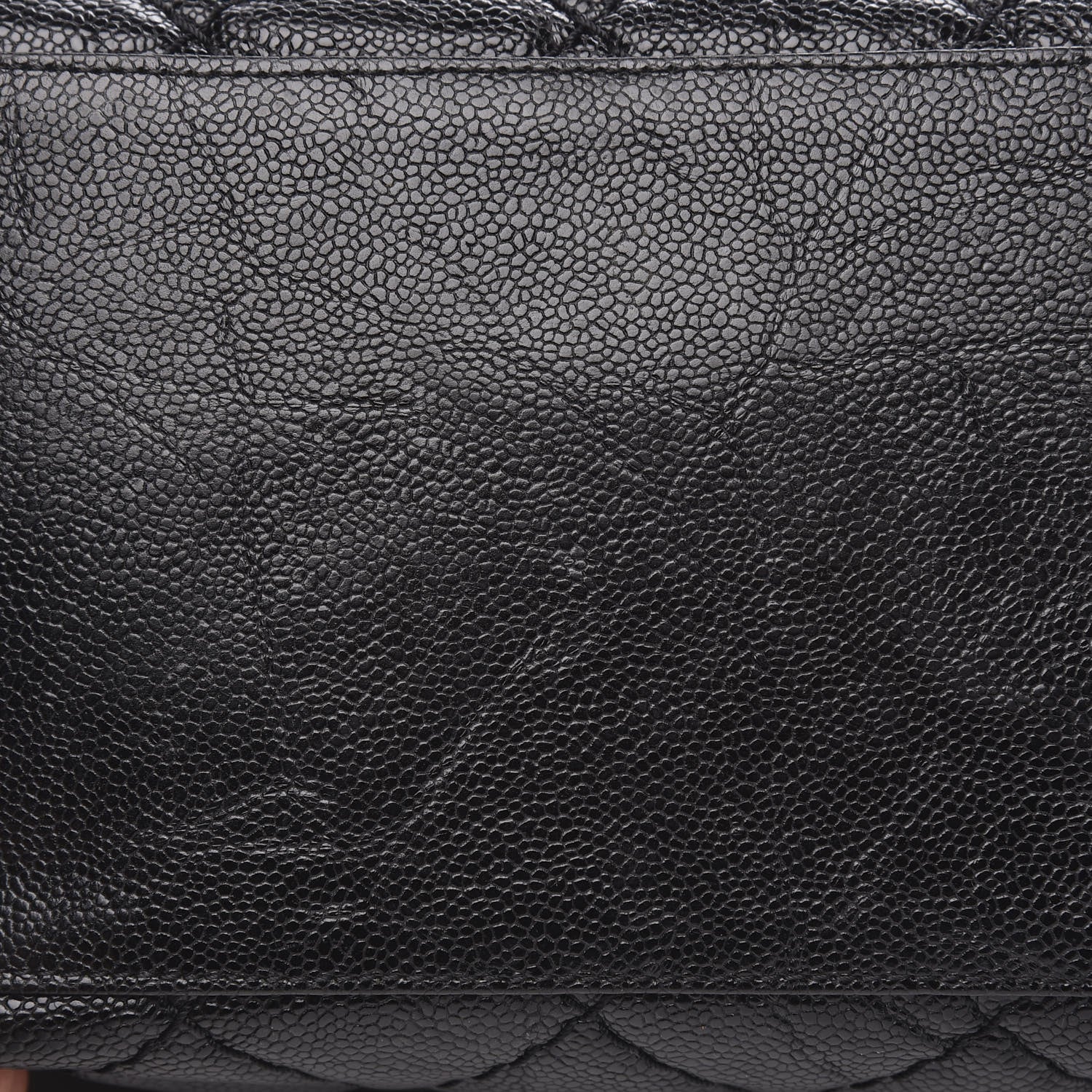 Chanel Glazed Caviar Coco Pleats Tote Black 9 of 15