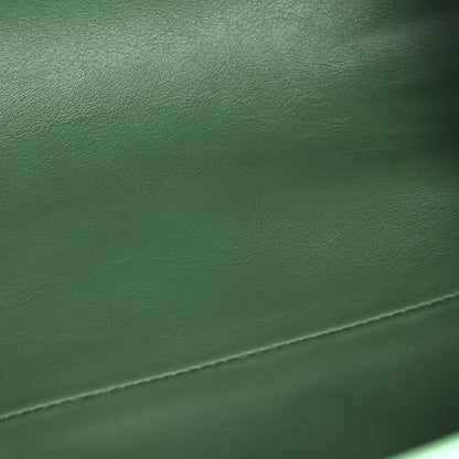 Bottega Veneta Smooth Butter Calf The Pouch Oversized Clutch Racing Green 5 of 11