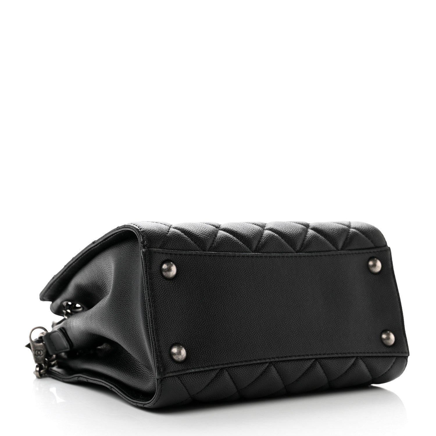 Chanel Caviar Quilted Small CC Bucket Bag Black 3 of 10