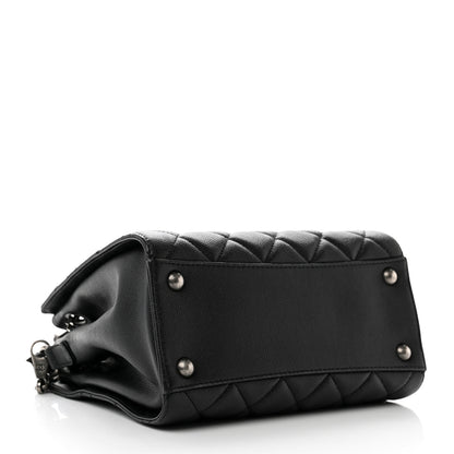 Chanel Caviar Quilted Small CC Bucket Bag Black 3 of 10
