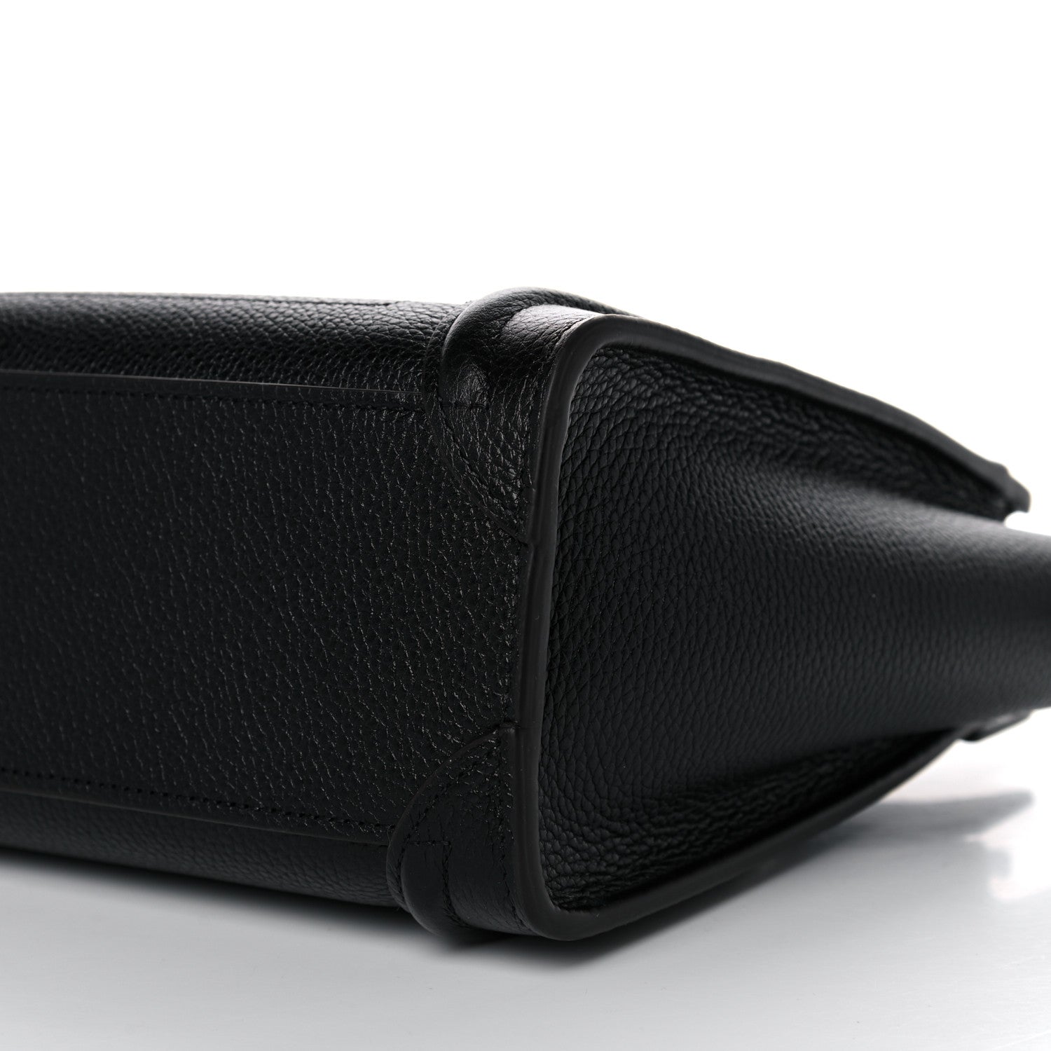 Celine Drummed Calfskin Nano Luggage Black 10 of 14