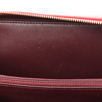 Chanel Caviar Quilted Medium CC Filigree Vanity Case Red 11 of 17