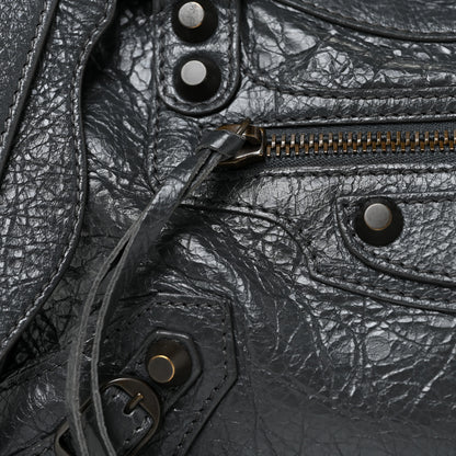 Balenciaga Agneau Classic Hardware Mini City Gris Fossile 7 of 9