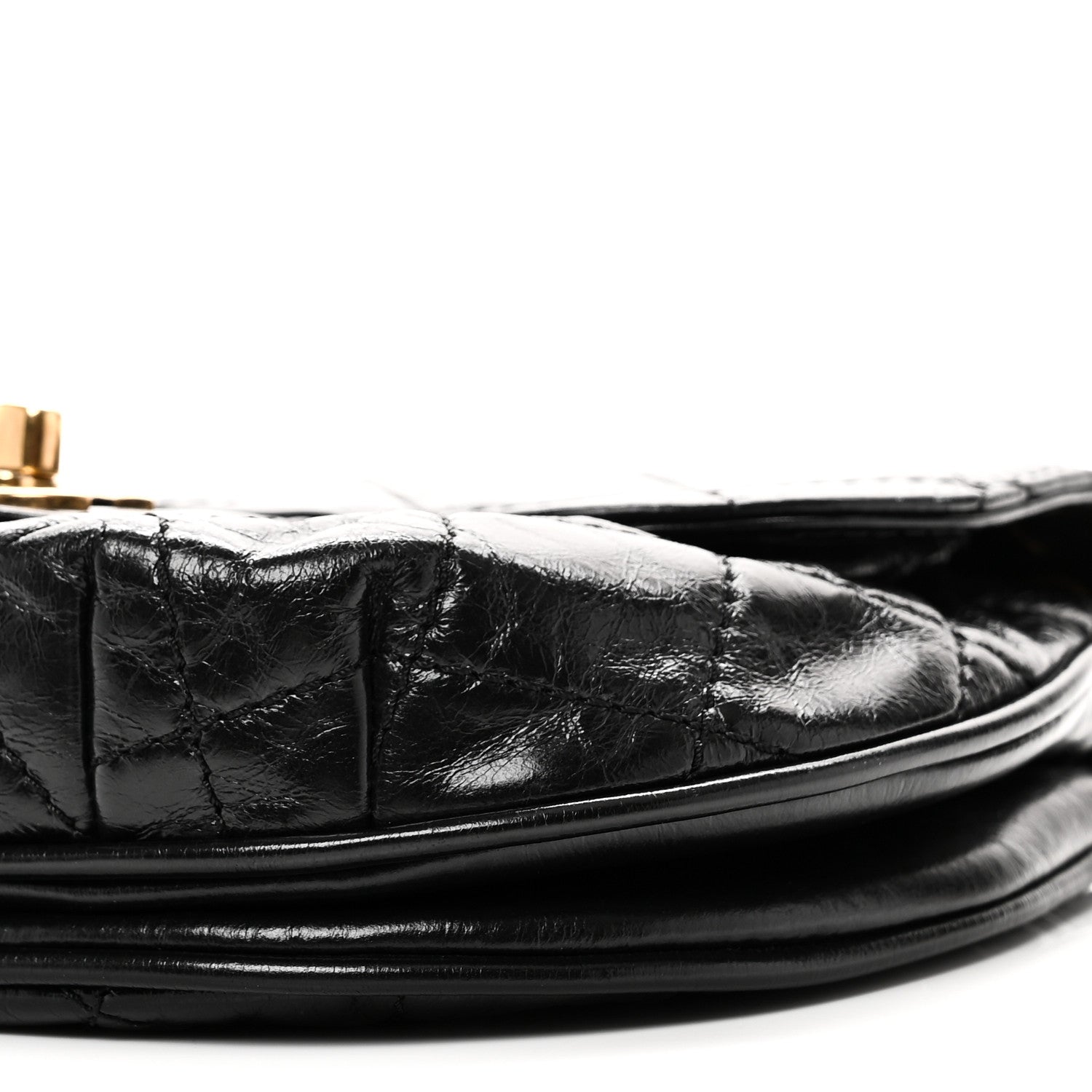 Chanel Glazed Calfskin Quilted Small Bubble CC Flap Black 1879092