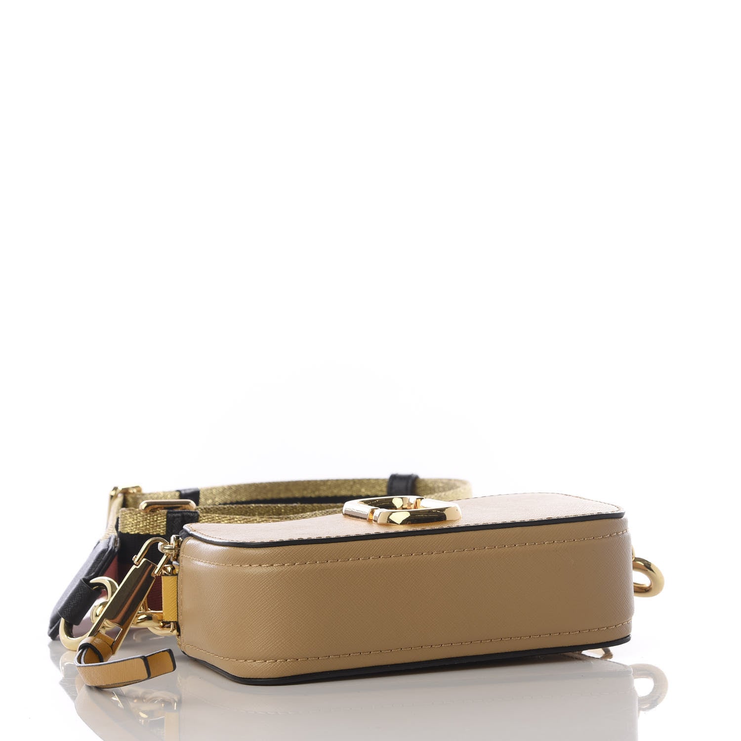 Marc Jacobs Saffiano Small Snapshot Camera Bag Mustard Multi 3 of 11