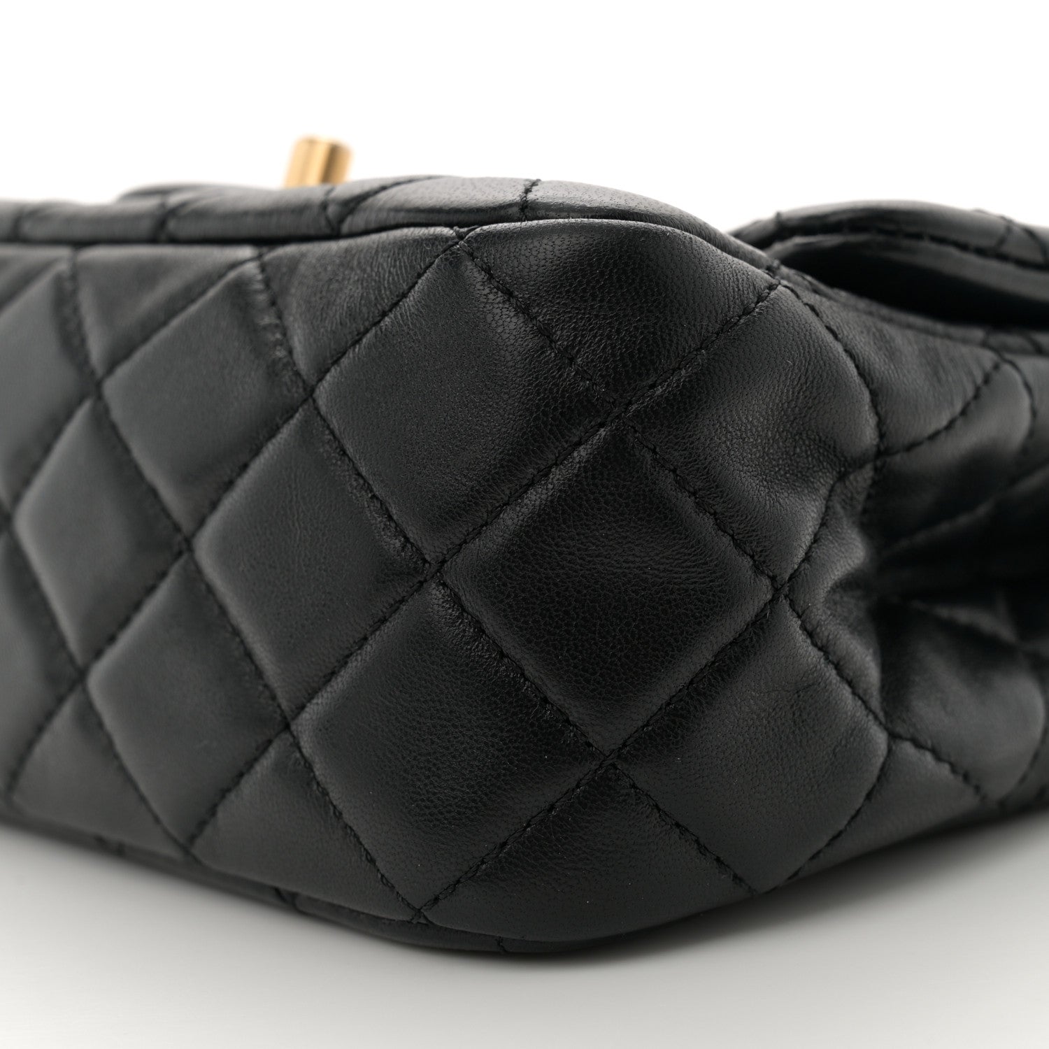 Chanel Lambskin Quilted Mini Pearl Crush Flap Black 10 of 11