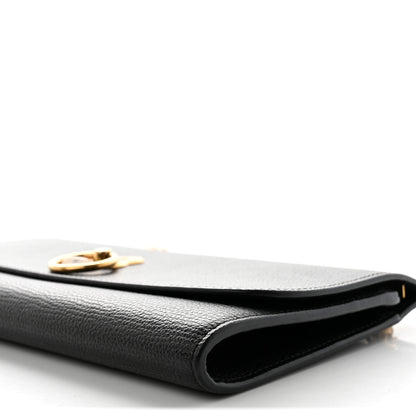 Mulberry Small Classic Grain Amberley Convertible Clutch Black 9 of 11