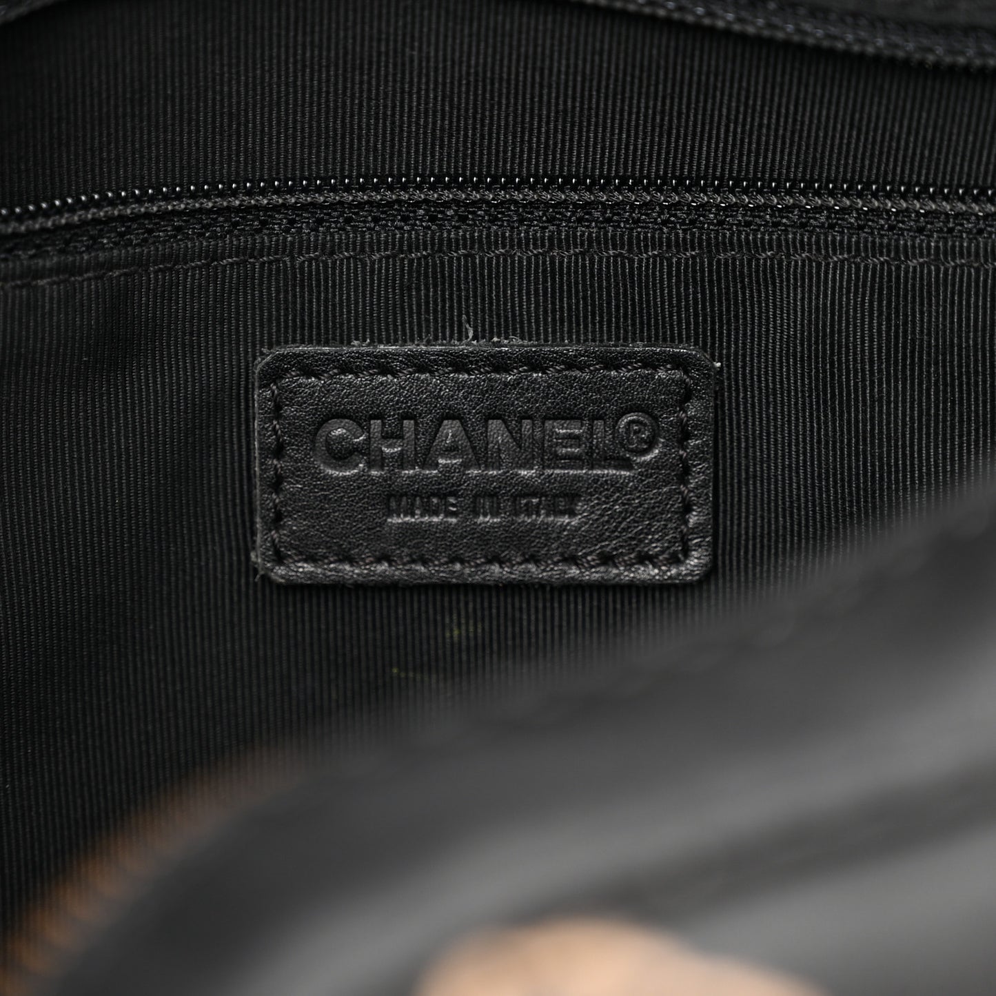 Calfskin Contrast Stitch Surpique Bowler Black