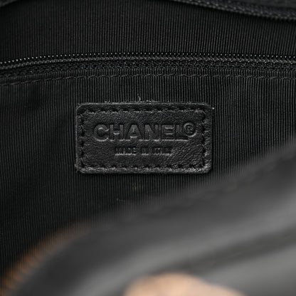 Chanel Calfskin Contrast Stitch Surpique Bowler Black 5 of 13