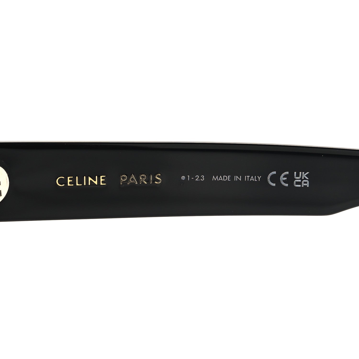 Celine Acetate Triomphe 01 Sunglasses CL 40238U Black 5 of 7
