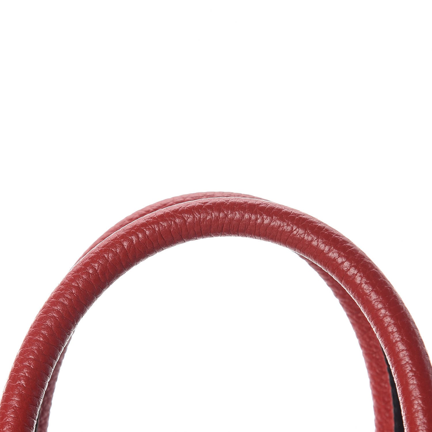 Celine Drummed Calfskin Nano Luggage Red 12 of 13