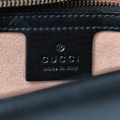 Gucci Calfskin Matelasse Small GG Marmont Shoulder Bag Black 8 of 12