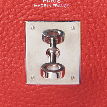 Hermes Taurillon Clemence Kelly Retourne 32 Rouge Casaque 24 of 32