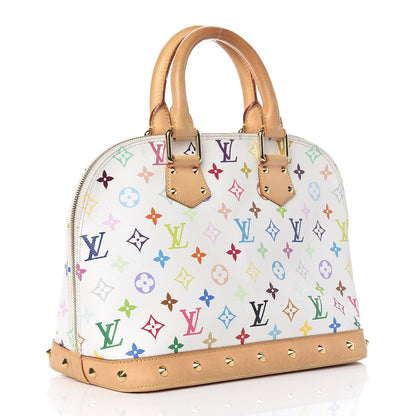 Louis Vuitton Monogram Multicolor Alma White 3 of 23