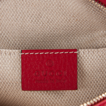 Gucci Pebbled Calfskin Mini Soho Chain Bag Tabasco Red 6 of 7