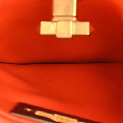 Valentino Garavani Nappa Small Roman Stud The Handle Bag Orange Zest 5 of 9
