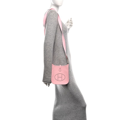 Hermes Taurillon Clemence Evelyne TPM Rose Sakura 2 of 11