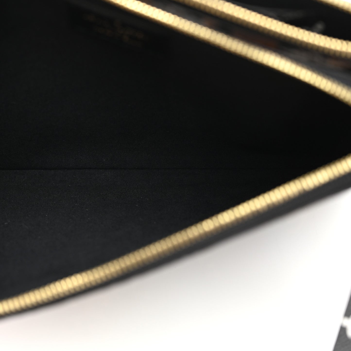 Monogram Giant Jungle Pochette Double Zip Black