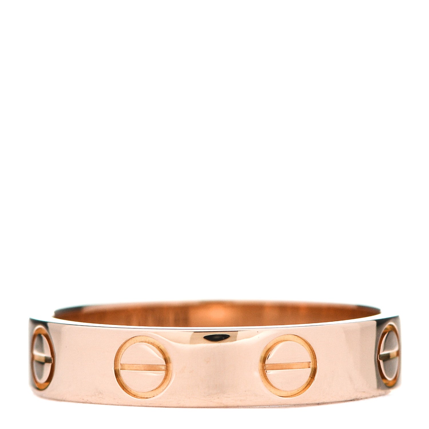 Cartier 18K Pink Gold 3.5mm LOVE Wedding Band Ring 48 4.5 1 of 4