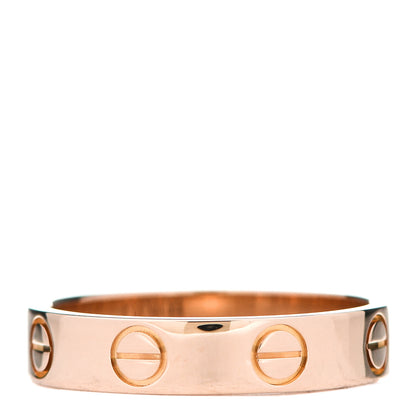 Cartier 18K Pink Gold 3.5mm LOVE Wedding Band Ring 48 4.5 1 of 4