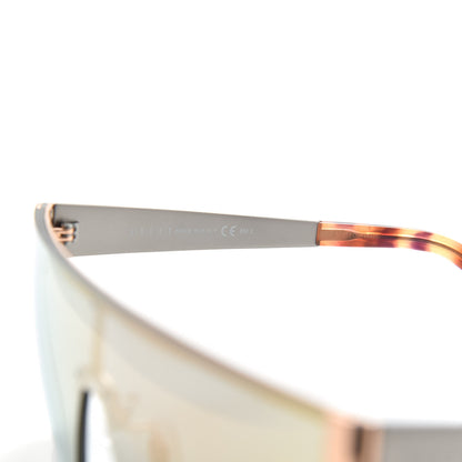 Gucci Rimless Mirrored Shield 4265/S Sunglasses Copper Gold 6 of 7