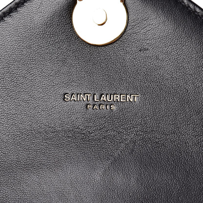 Saint Laurent Metallic Calfskin Matelasse Chevron Monogram Medium College Satchel Multicolor 6 of 13