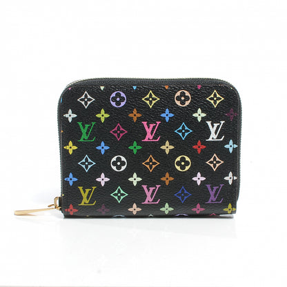 Louis Vuitton Monogram Multicolor Zippy Coin Purse Black Grenade 1 of 7