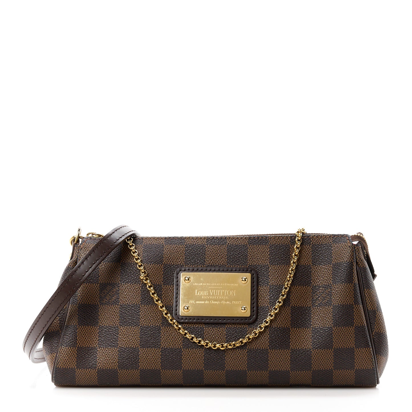 Damier Ebene Eva Clutch